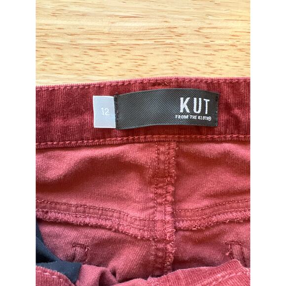 Kut from the Kloth Catherine Corduroy Boyfriend Pant in Amber Women's 12 - Picture 11 of 15